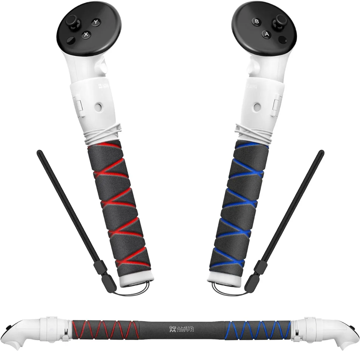 GCROWN GCROWN 3-in-1 Handle Attachment Quest 3 vr accessory — product photo