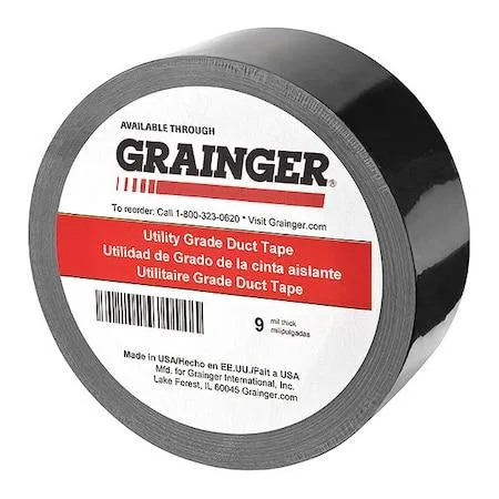 Zoro Select Zoro Select TC600 Duct Tape Black 1 in x 33 yd PK24 — product photo