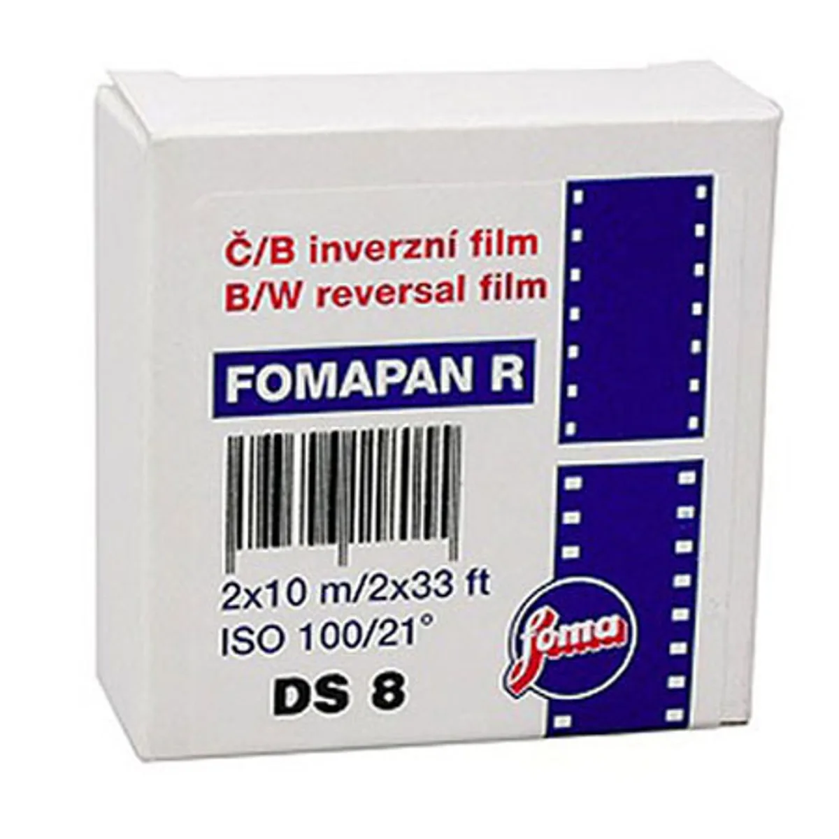 Foma Film Foma Film Fomapan R100 Double Super 8mm B&amp;W Reversal Film 10m Roll — product photo