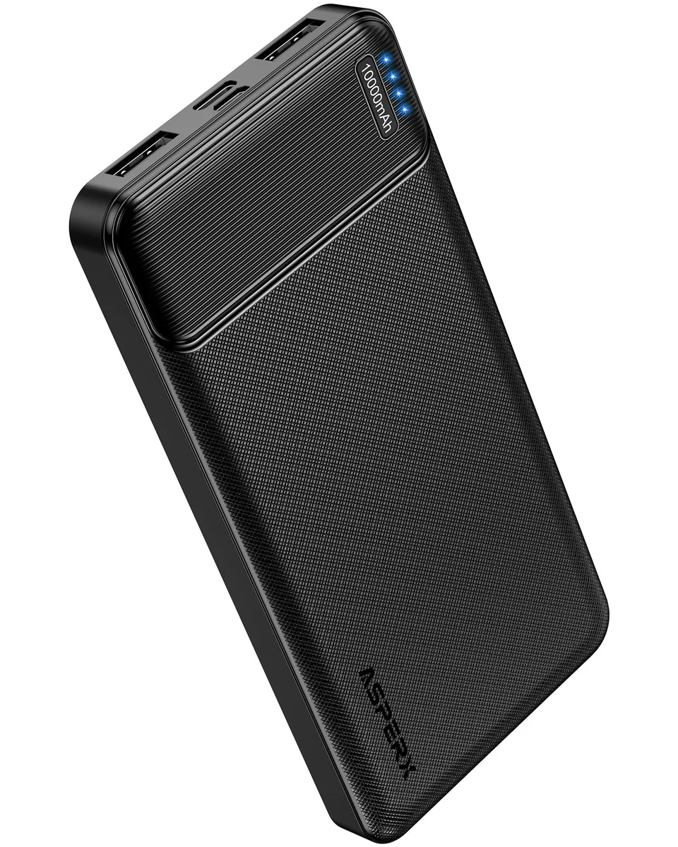 AsperX HYG003 10000mAh power bank — product photo