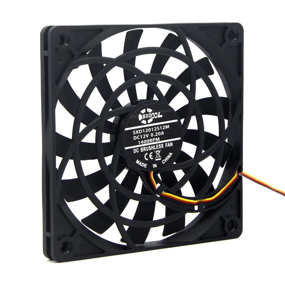 SXDOOL SXDOOL SXD12012S12M 120mm 12mm case fan — product photo