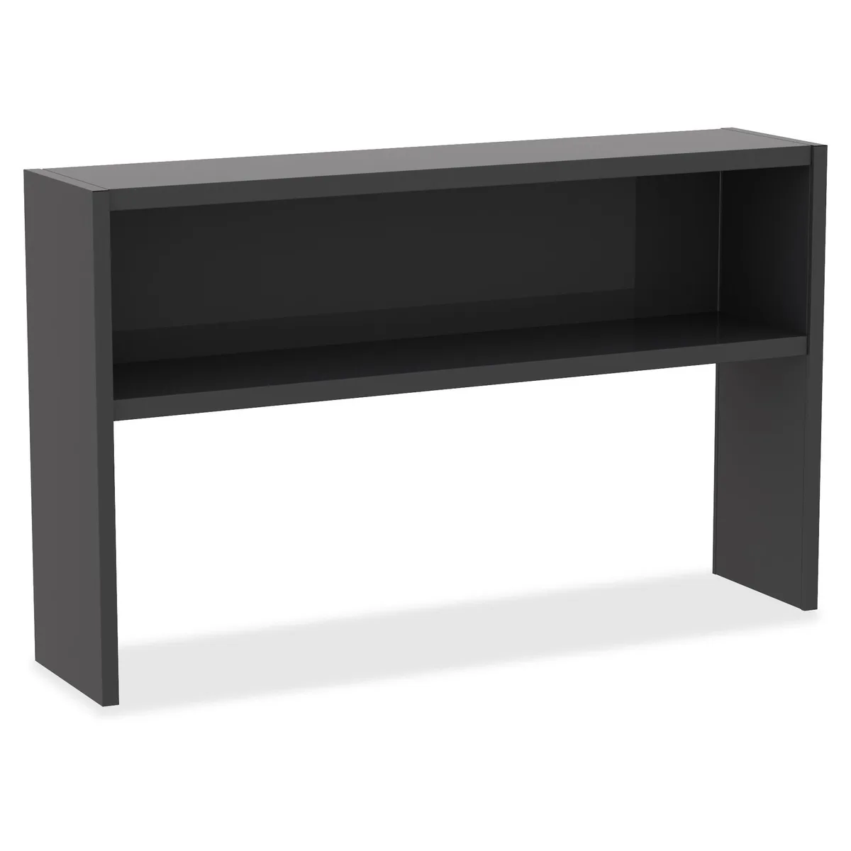Lorell Lorell LLR79170 Stack-On Hutch 60" Charcoal Office Furniture — product photo