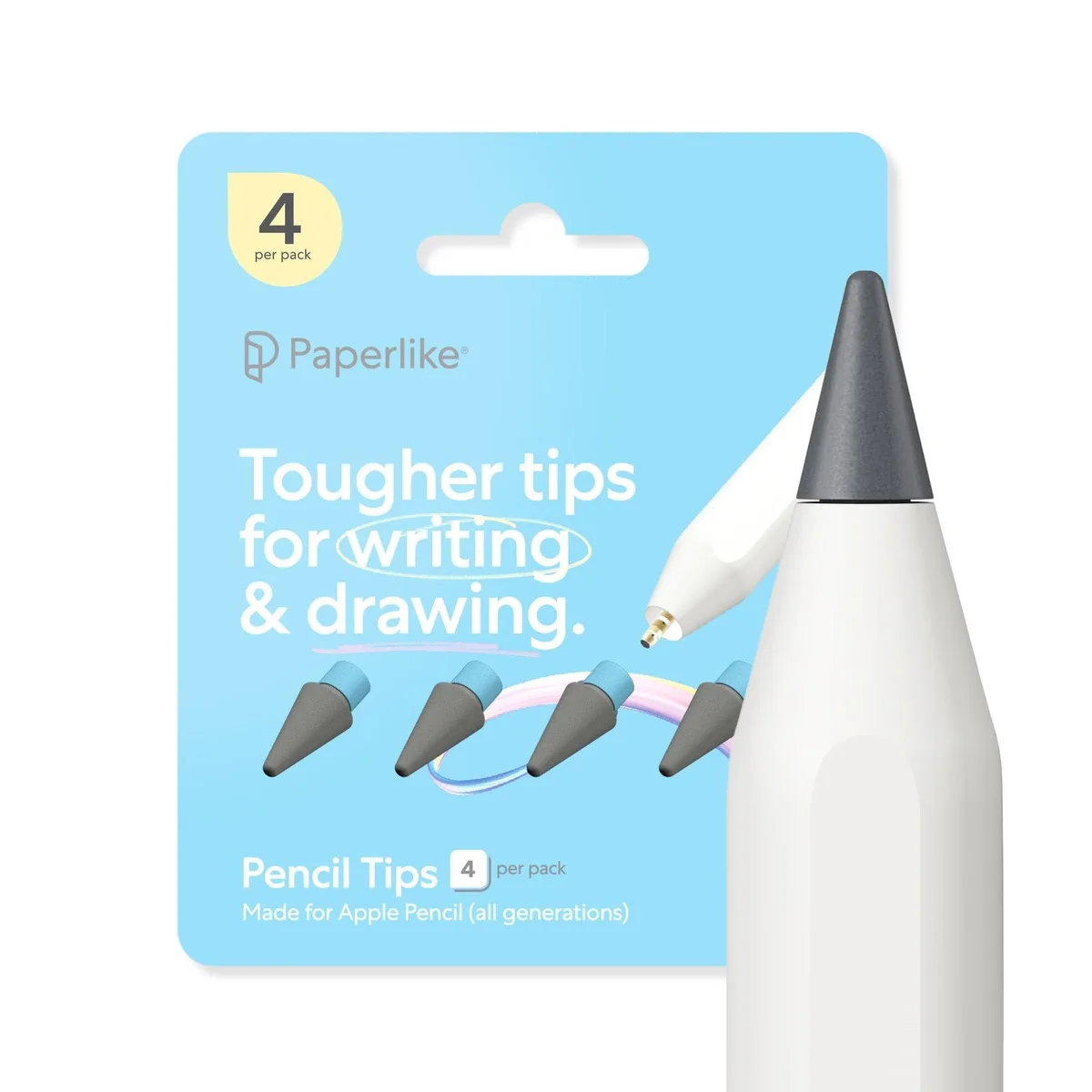  Paperlike PL-APT-CB-25 Pencil Tips Blue 4 Pack — product photo