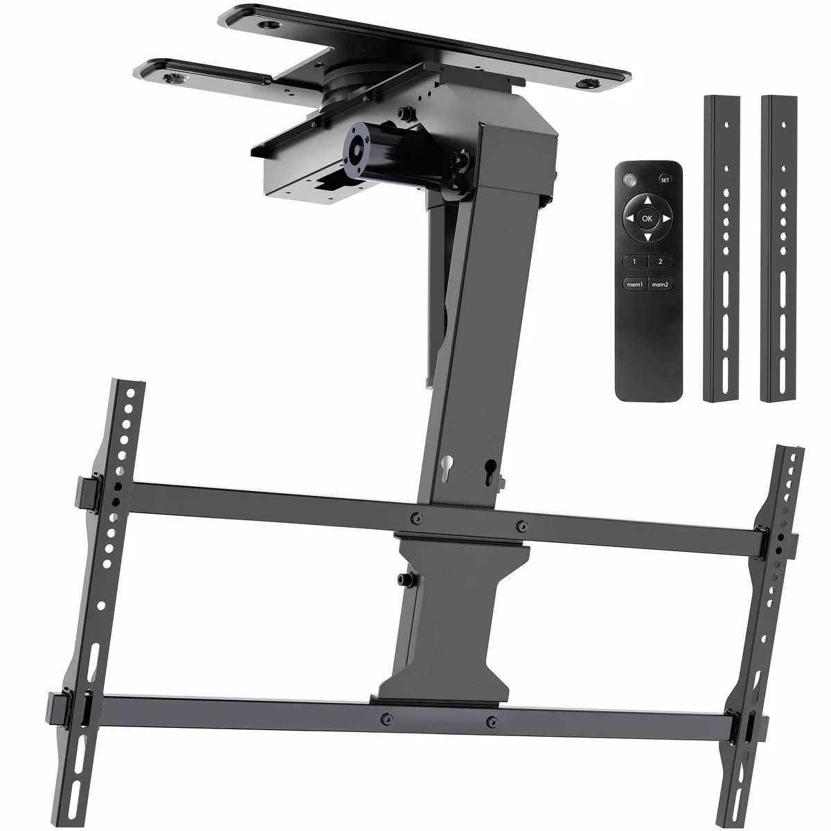 VIVO VIVO Electric Flip-Down Swivel Ceiling TV Mount 37-86" 121 lbs — product photo