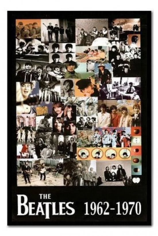 Posterazzi XPS792 Beatles collage poster 22 x 34 inches