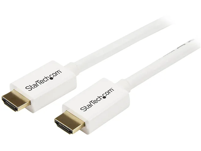 STARTECH STARTECH HD3MM5MW HDMI cable 16.40 ft white CL3 in-wall — product photo