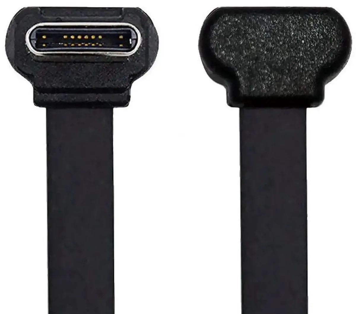 SMUGDESK SMUGDESK 2.76in Angled Flat USB-C to USB-C Cable USB 2.0 65W PD — product photo