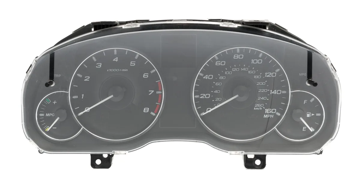 1 Factory Radio 1 Factory Radio 85003AJ33A Speedometer Gauge Cluster 2011 Subaru Legacy — product photo