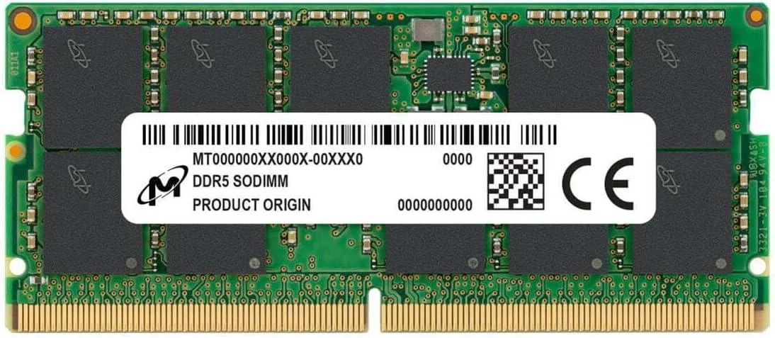 Crucial Crucial MTC40F2046S1RC56BD1R 64GB DDR5 5600 RDIMM CL46 2Rx4 server RAM — product photo