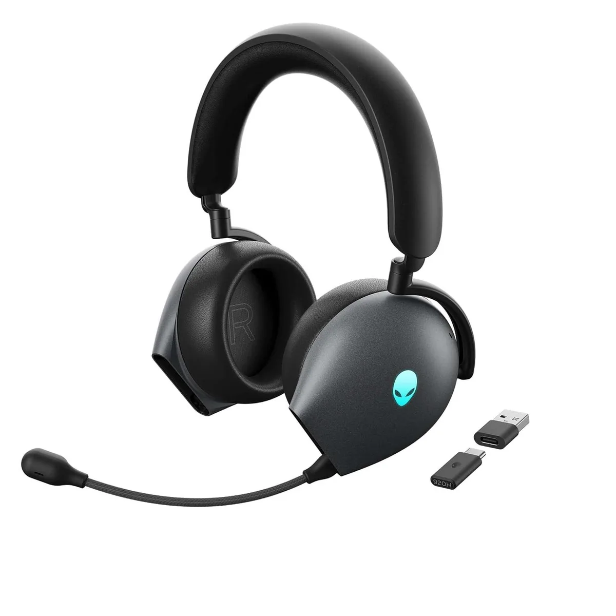 DELL DELL AW920H Tri-Mode Wireless Headset Dark Side of the Moon — product photo