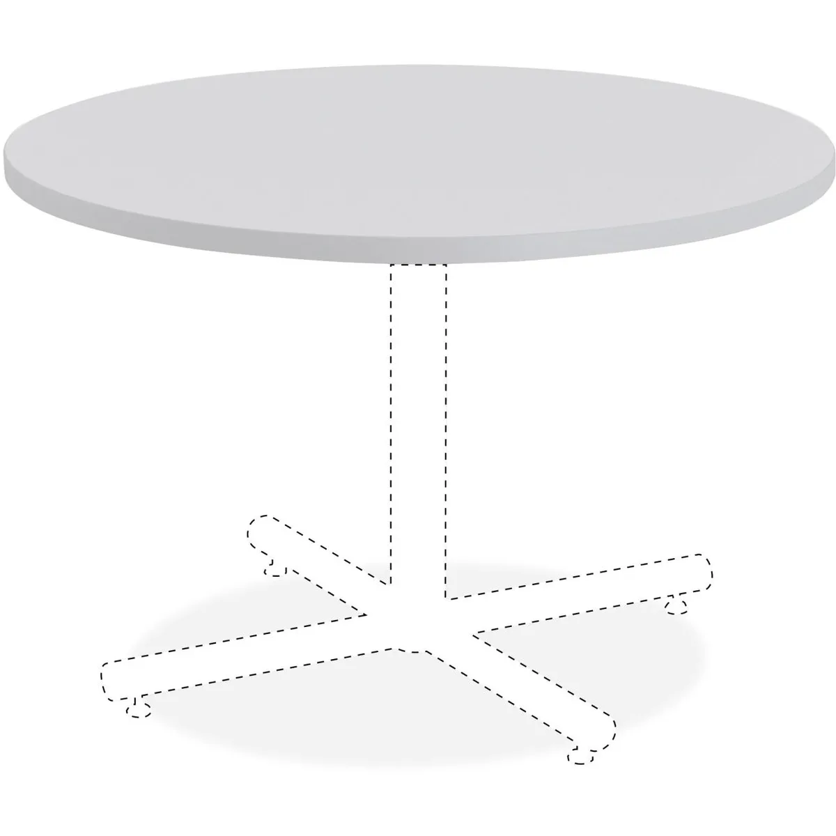 Lorell Lorell 62579 42" Round Patio Furniture Table Top — product photo