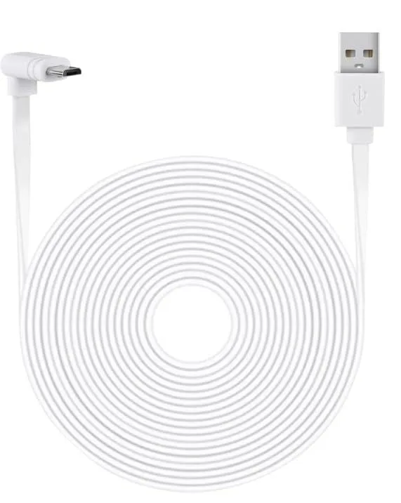 Mobi Mobi USB-C Cable 25 ft White with 10 Clips — product photo