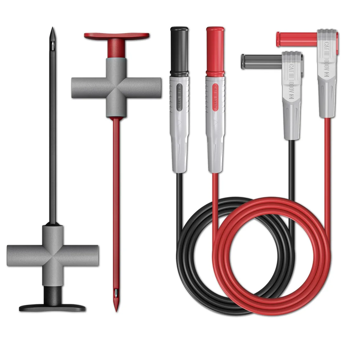 KEHIPI KEHIPI P1033 2PCS 4mm Banana Plug Test Leads with Puncture Probes 1000V 10A electrical system tool — product photo