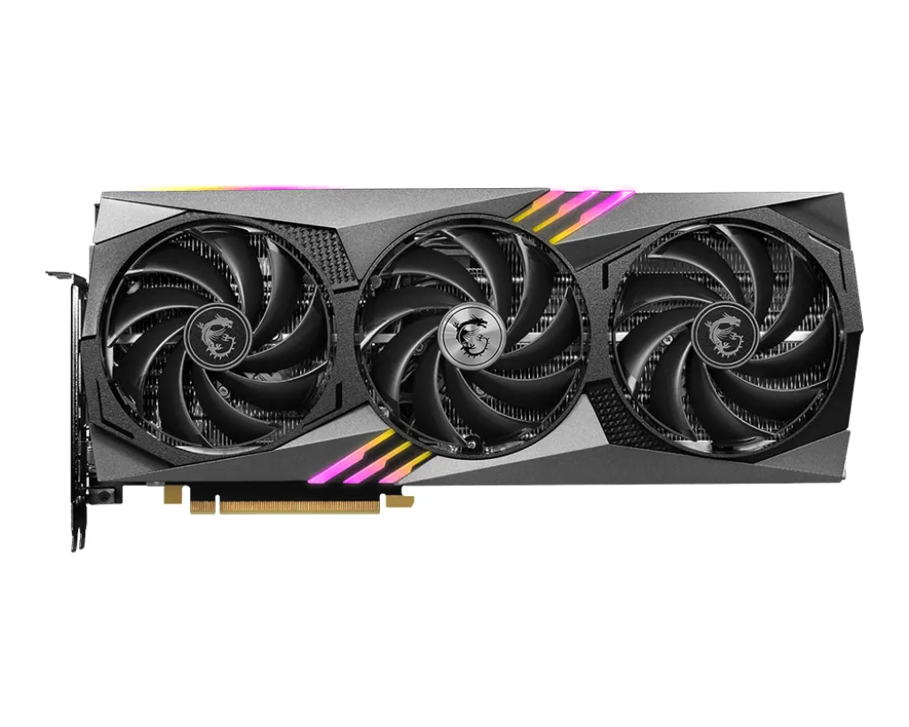 MSI MSI RTX 4070 GAMING TRIO 12G graphics card — product photo