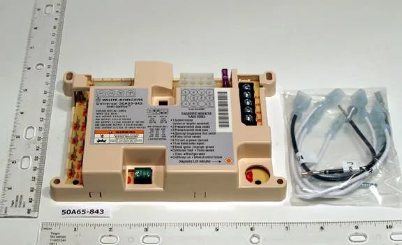White-Rodgers integrated furnace control board with terminal blocks and connectors