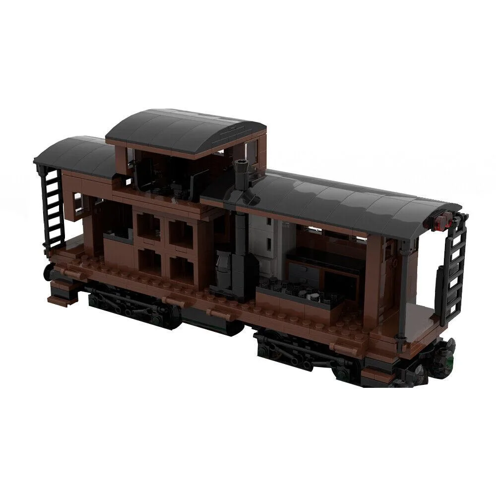 ZITIANYOUBUILD ZITIANYOUBUILD 594 Caboose Southern Pacific Edition 594 Pieces — product photo