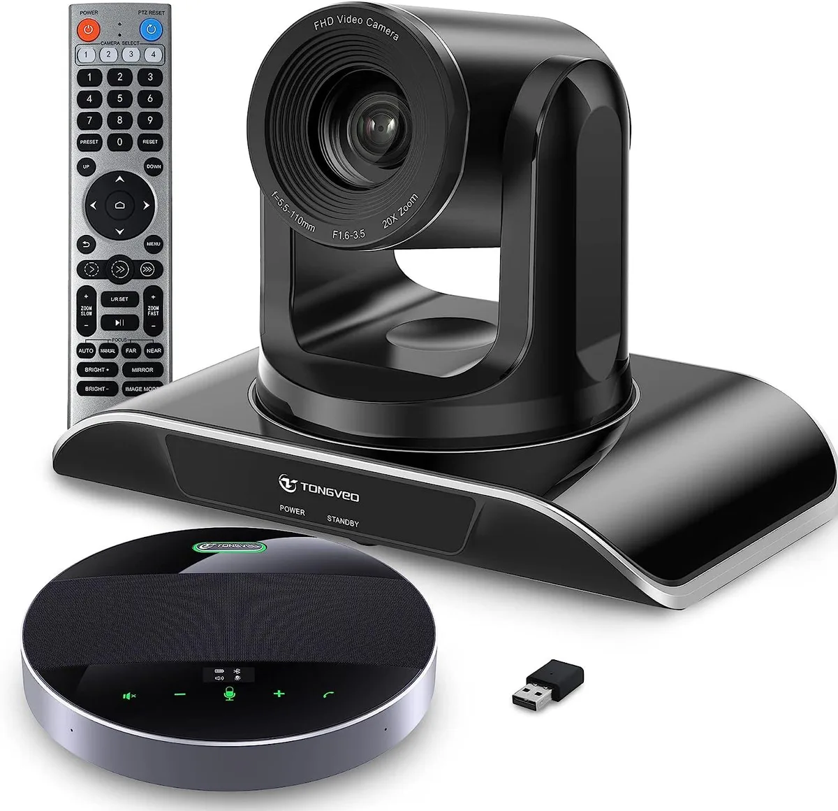 BFKK BFKK 20x Zoom PTZ Camera &amp; Bluetooth 5.0 Speakerphone Conference System — product photo