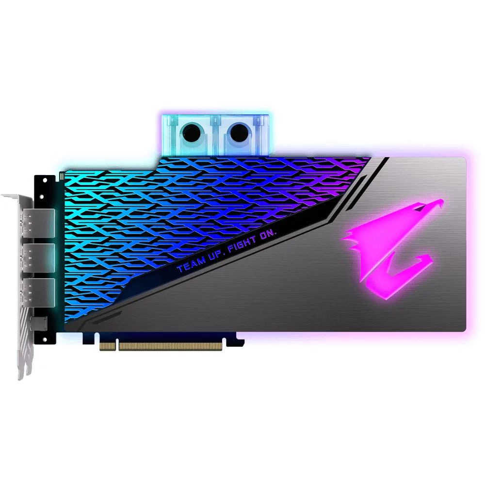 GIGABYTE GIGABYTE GV-N208SAORUS WB-8GC GeForce RTX 2080 SUPER graphics card — product photo