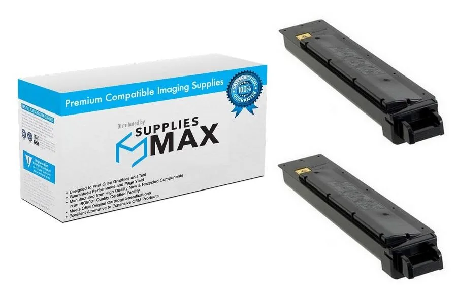 SuppliesMax SuppliesMax Black Toner Cartridge 2 Pack 18000 Pages TK-8329K — product photo