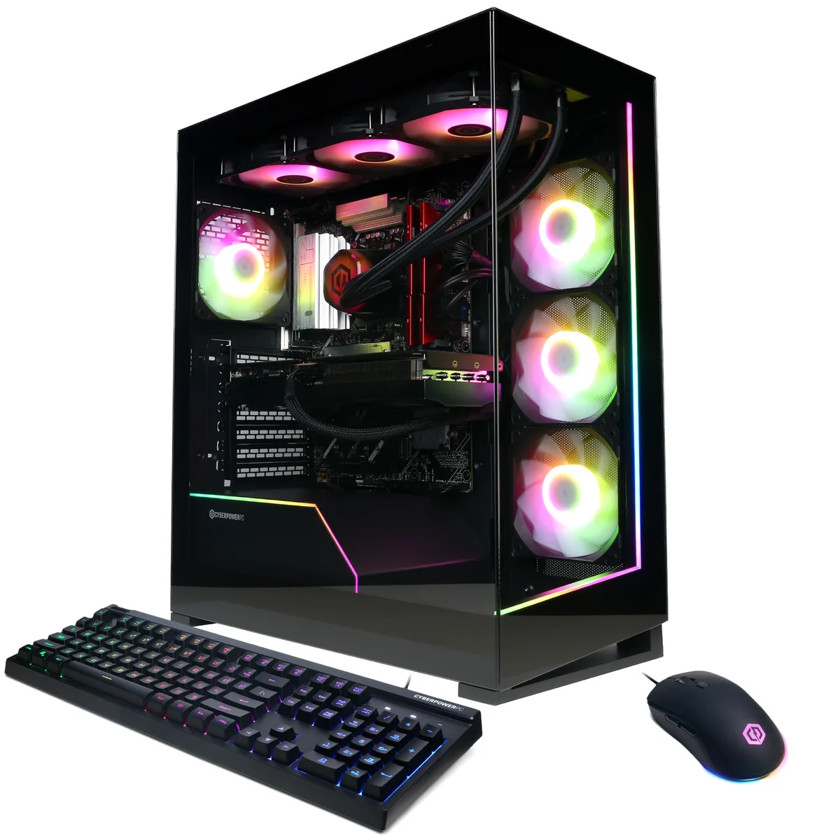 CyberpowerPC CyberpowerPC GM70928 Gaming PC Ryzen 7 7800X3D 32GB DDR5 1TB NVMe RTX 5070 12GB GDDR7 — product photo
