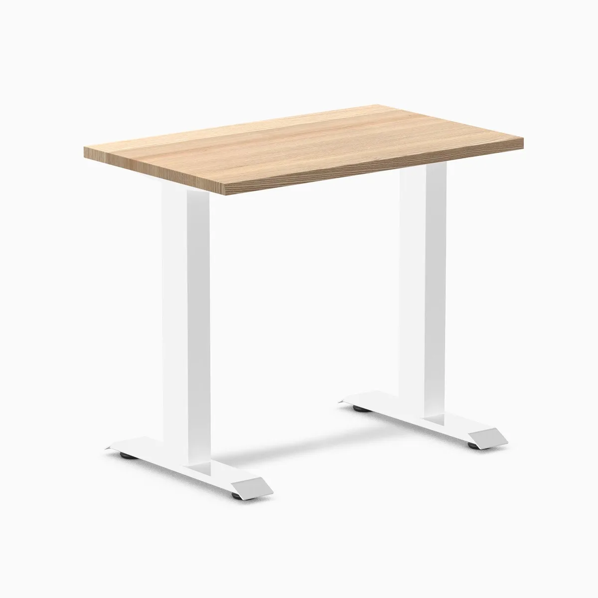Desky Desky Zero Mini Hardwood Office Desk White Ash White 32 x 20 in — product photo