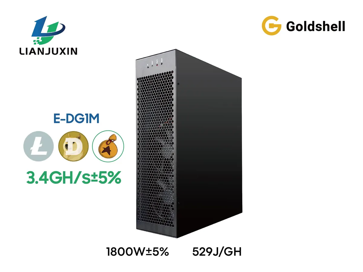 Goldshell Goldshell E-DG1M 3.4 GH/s 1800 W Scrypt mining hardware — product photo