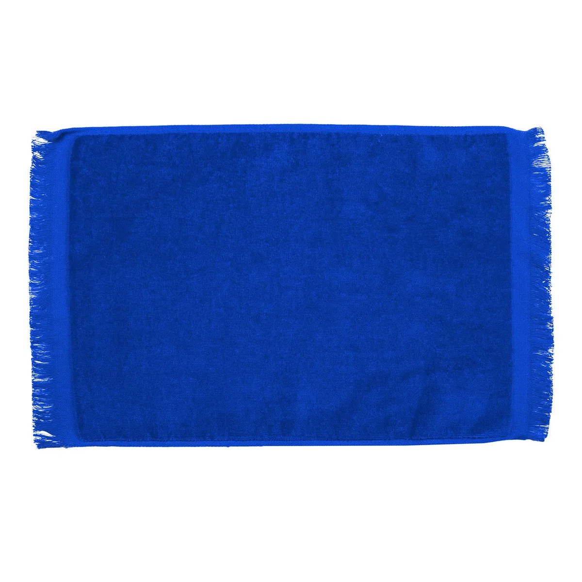 TowelSoft TowelSoft Premium Fringed Velour Bath Towel 11 x 18 inch Royal — product photo