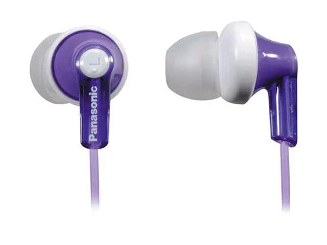 Panasonic Panasonic RP-HJE120-V Violet Earbud Headphone — product photo