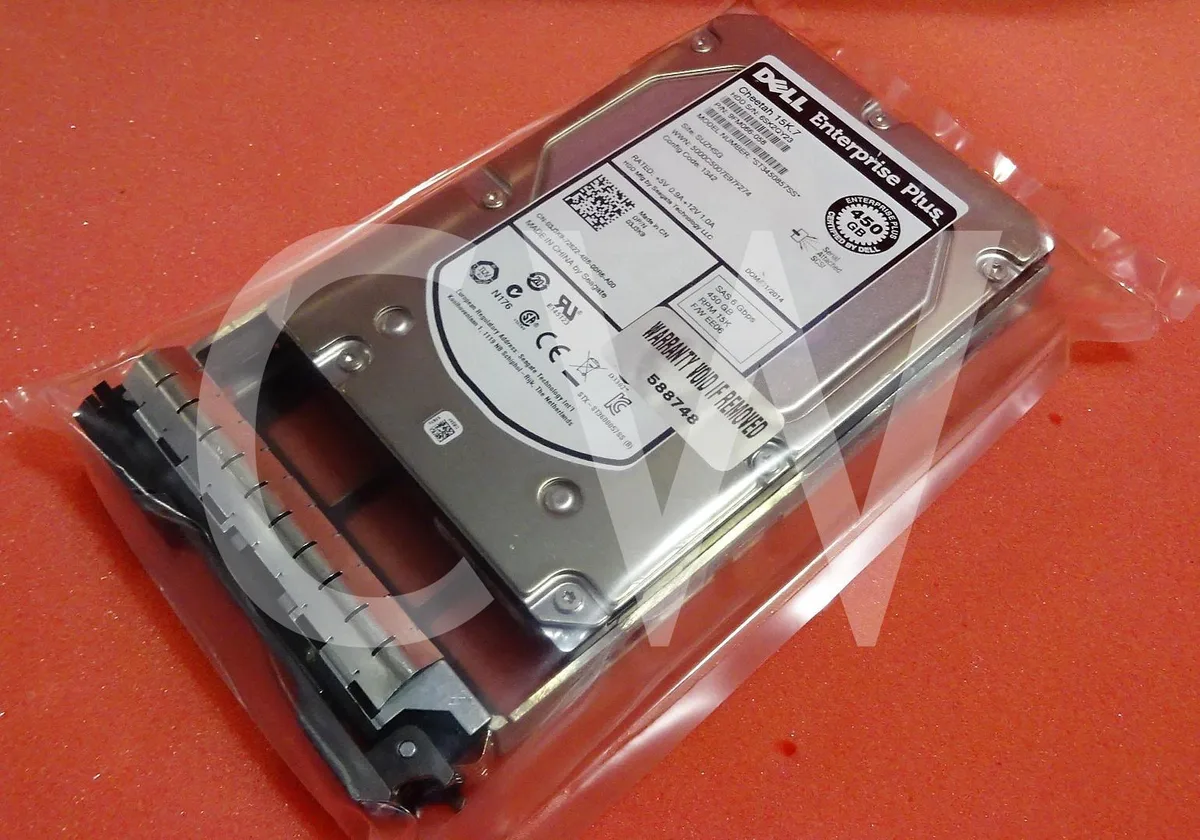 DELL DELL ST3450857SS 450GB 15000RPM 16MB 3.5" SAS internal hard drive with caddy — product photo
