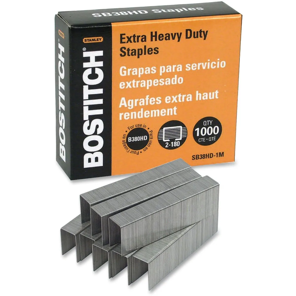 Stanley Stanley SB38HD-1M Bostitch Heavy-Duty Staples 5000 Box — product photo