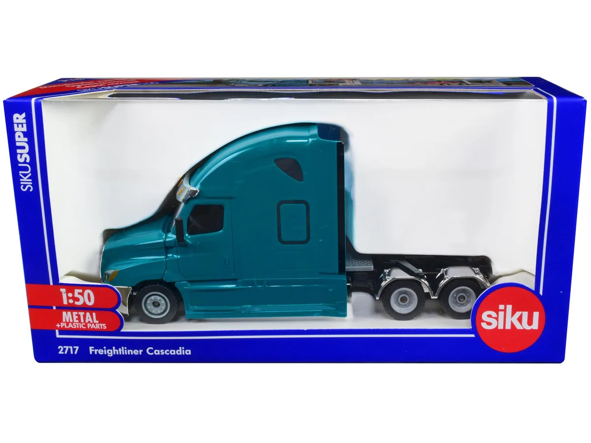 Siku Siku Freightliner Cascadia Tractor Truck Teal 1/50 Diecast Model — product photo