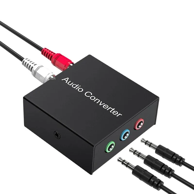YINGHUA YINGHUA 5.1 Audio Adapter KVM Switch 2 RCA to 3×3.5mm — product photo