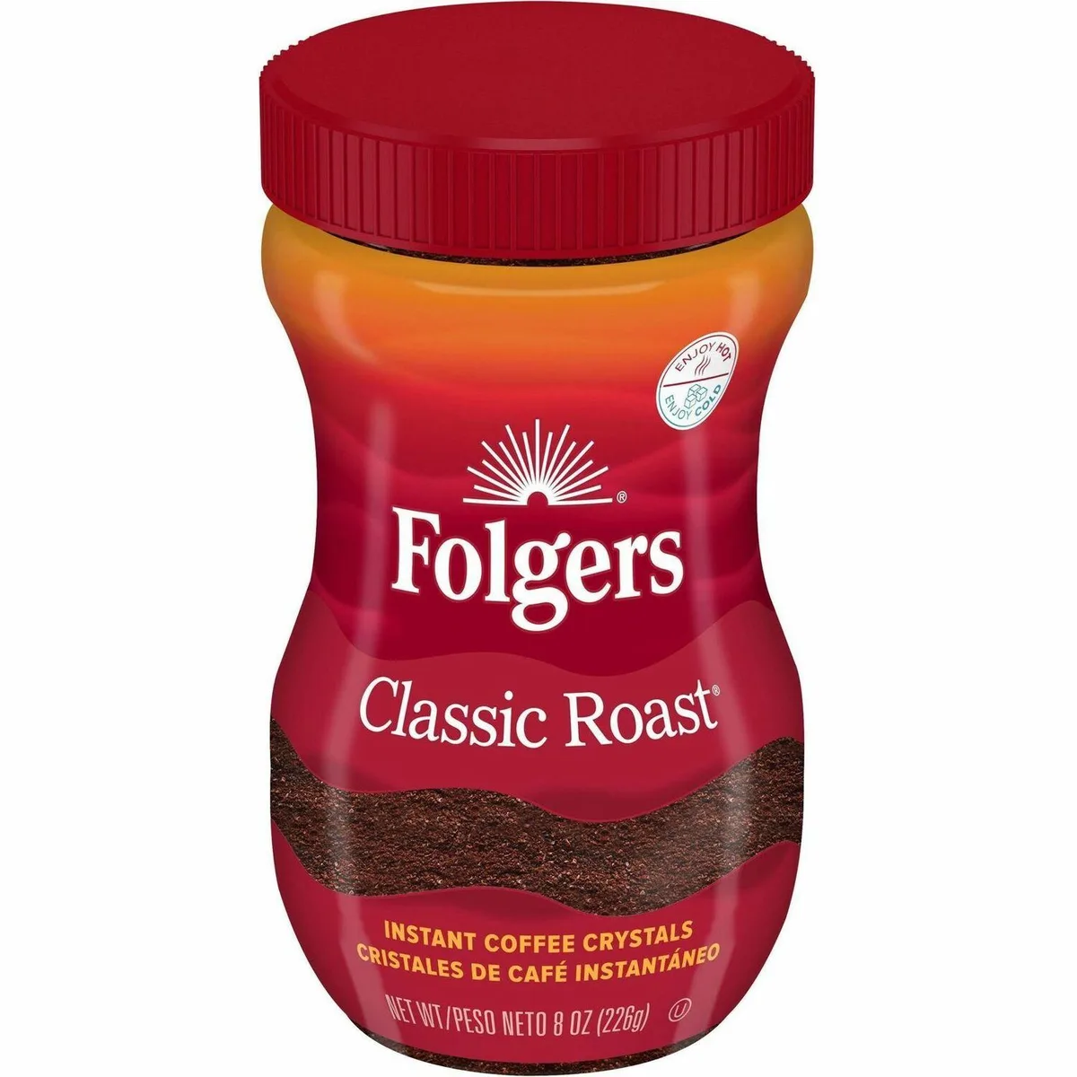 Folgers Folgers 13 Instant Coffee Classic Roast 10.66 oz Jar — product photo