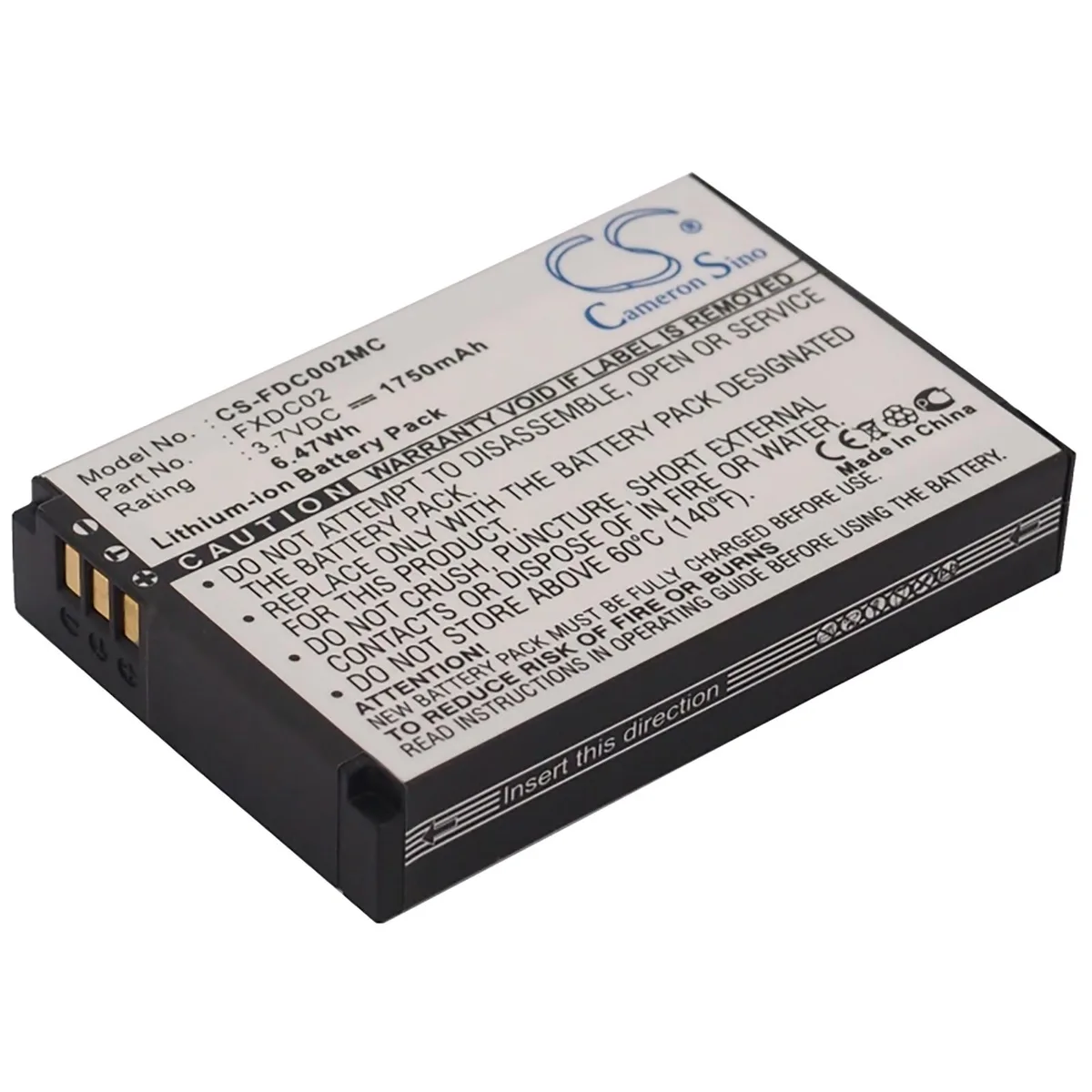 Cameron &amp; Co Cameron &amp; Co DS-CS-FDC002MC camera battery 1750mAh 3.7V — product photo