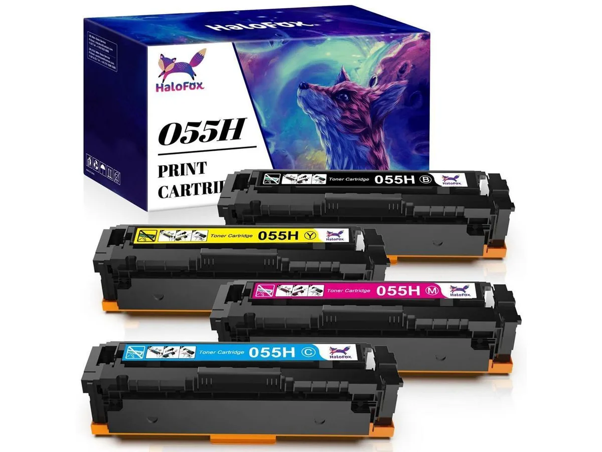 V4ink V4ink 4PK CRG-055H Toner Cartridge Combo Black Cyan Magenta Yellow — product photo