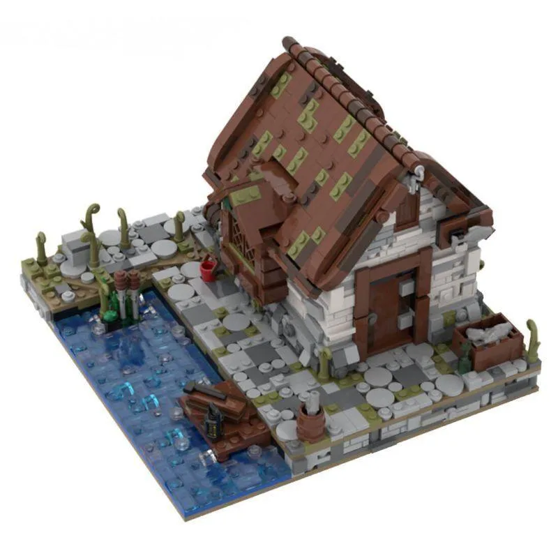 ZITIANYOUBUILD ZITIANYOUBUILD MOC-136699 Cityscape Seaside Fishermans House 1575 Parts — product photo