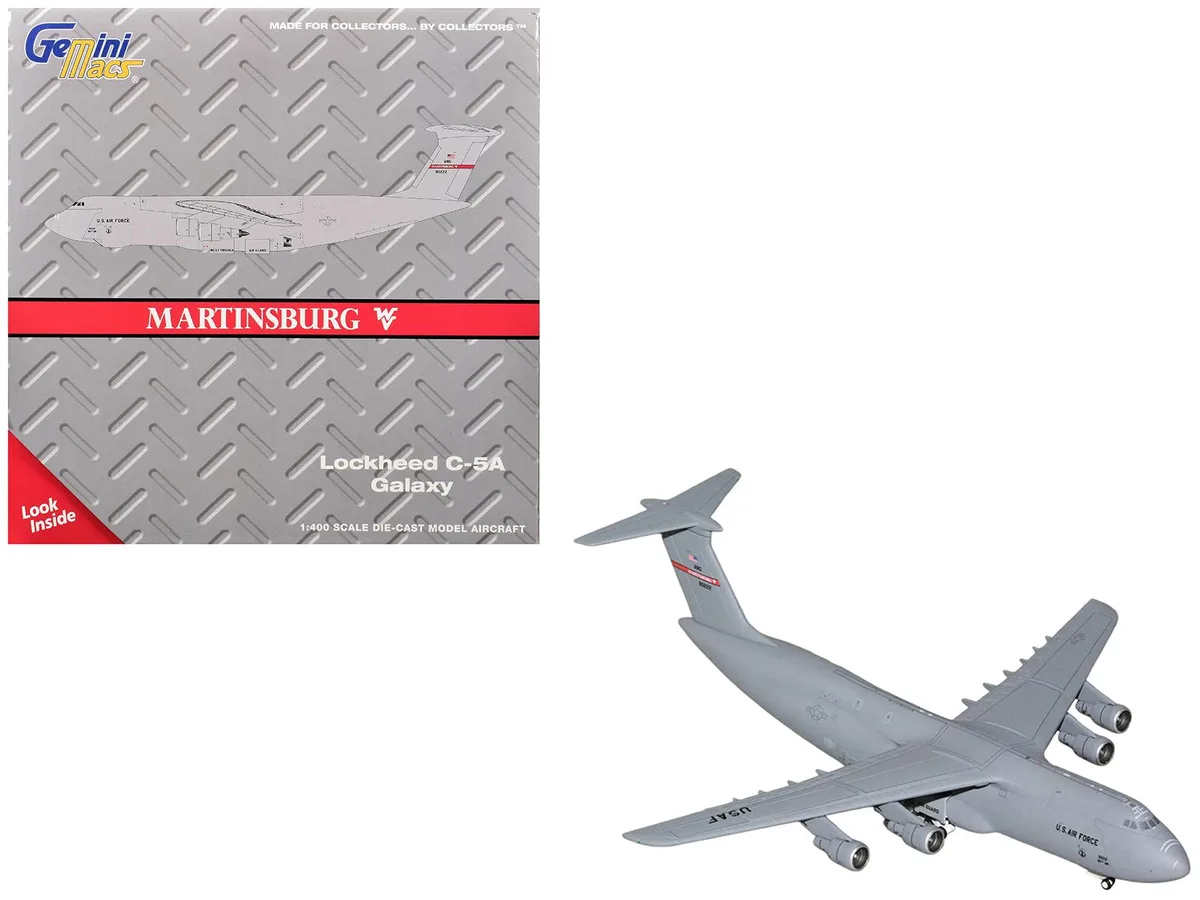 GeminiJets GeminiJets Lockheed C-5A Galaxy "Martinsburg AFB" 1/400 Diecast Model — product photo