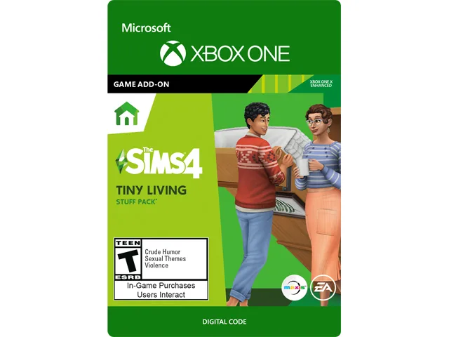 Electronic Arts Electronic Arts 7D4-00536 The Sims 4 Tiny Living Stuff Xbox One downloadable game — product photo
