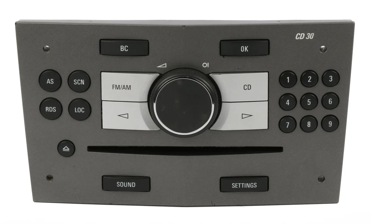 1 Factory Radio 1 Factory Radio 28071885A Audio Face Plate 2004-2011 Chevy Astra — product photo