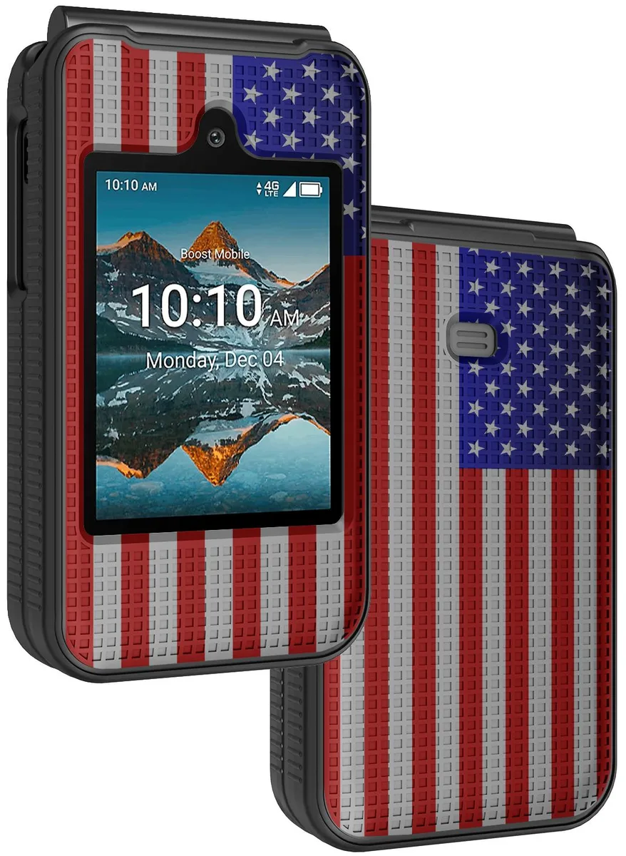 Nakedcellphone Nakedcellphone Grid Textured Hard Case USA Flag 2024 — product photo