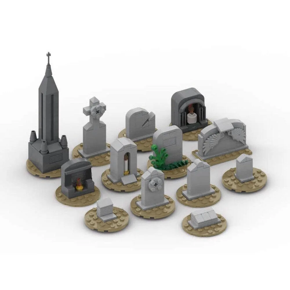 ZITIANYOUBUILD ZITIANYOUBUILD MOC-99491 13-in-1 Tombstones 232pcs — product photo