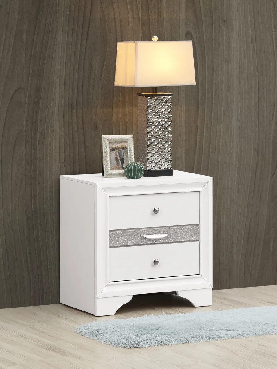 tuphen tuphen Madrid G02390-N Nightstand White 26H 26W 17D — product photo