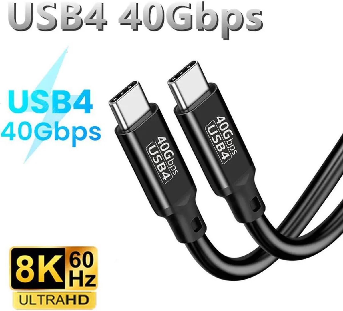 SMUGDESK SMUGDESK USB4 40Gbps 240W USB C Cable 3.3ft — product photo