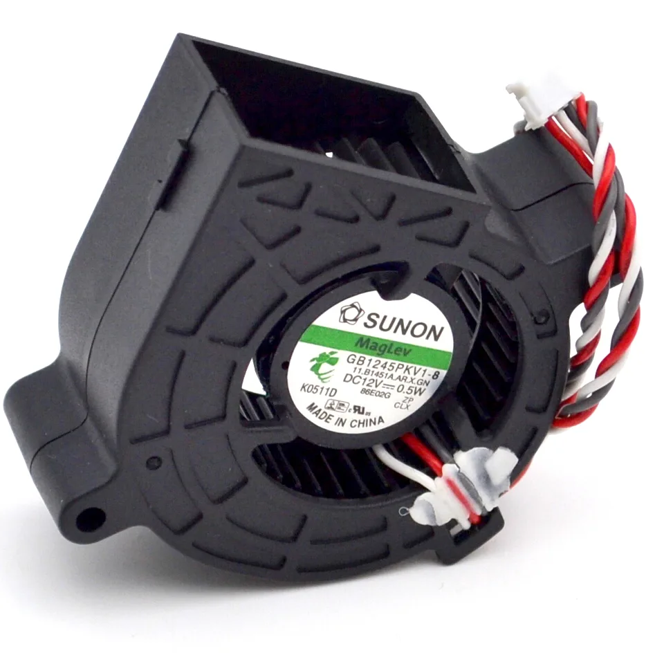 Fans Fans GB1245PKV1-8AY 45x45x20mm 12V .5W 4520 turbo blower industrial cooling fan — product photo