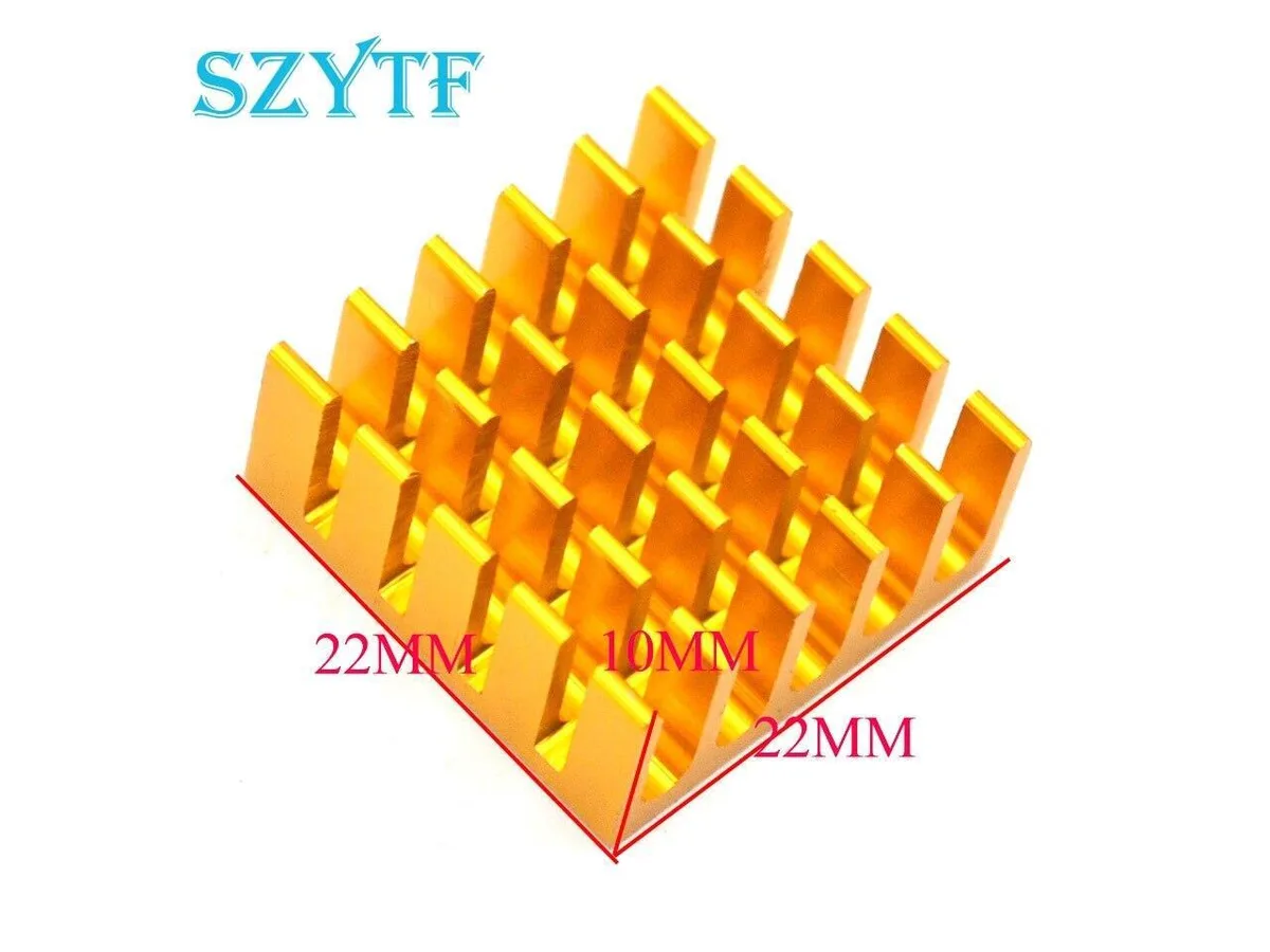 Fans Fans 10pcs 22x22x10mm CPU Heatsink Chip Cooling Fan — product photo