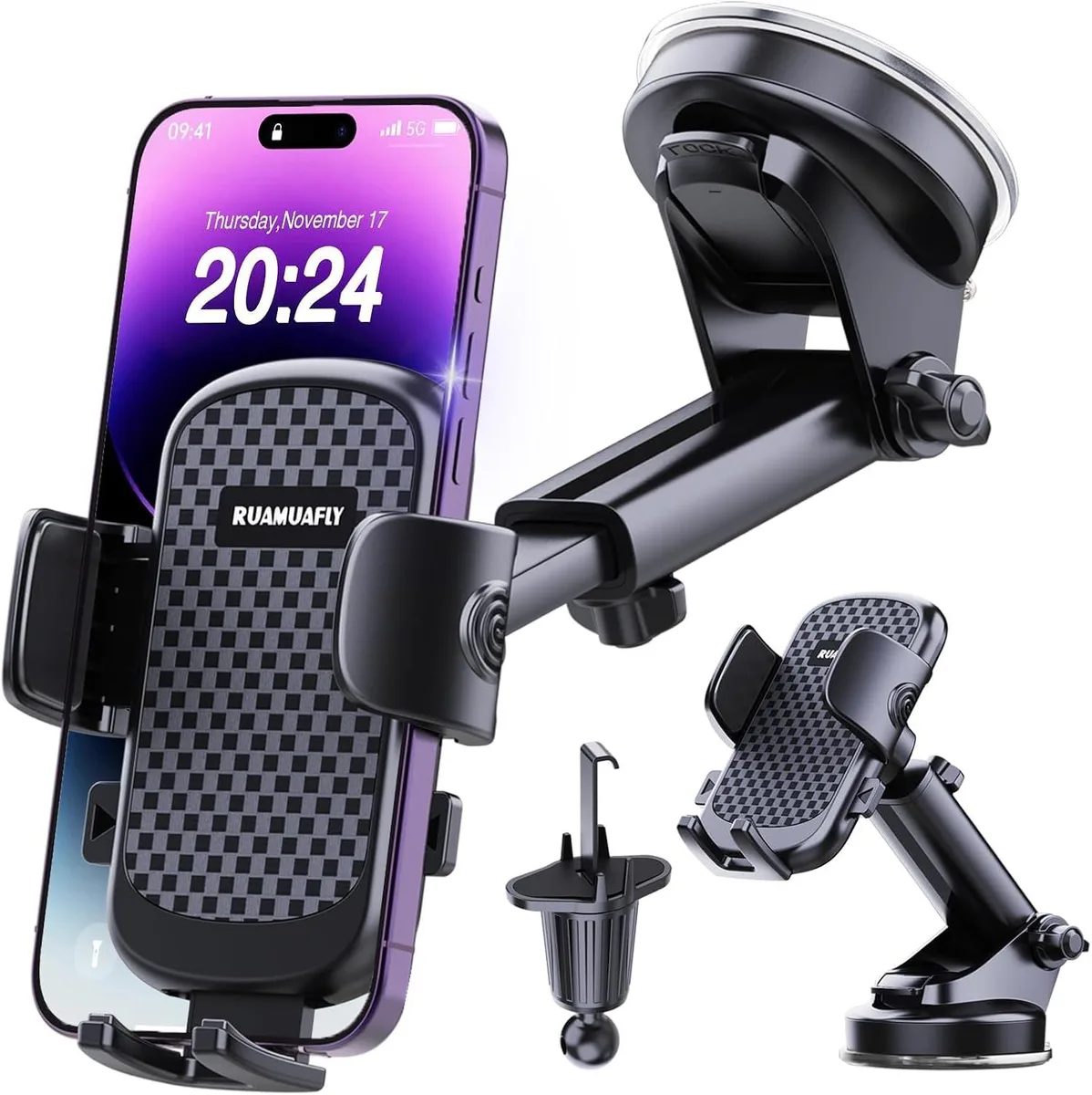 Keyence Keyence Car Phone Holder 2026 Upgraded Strongest Suction Clip — product photo