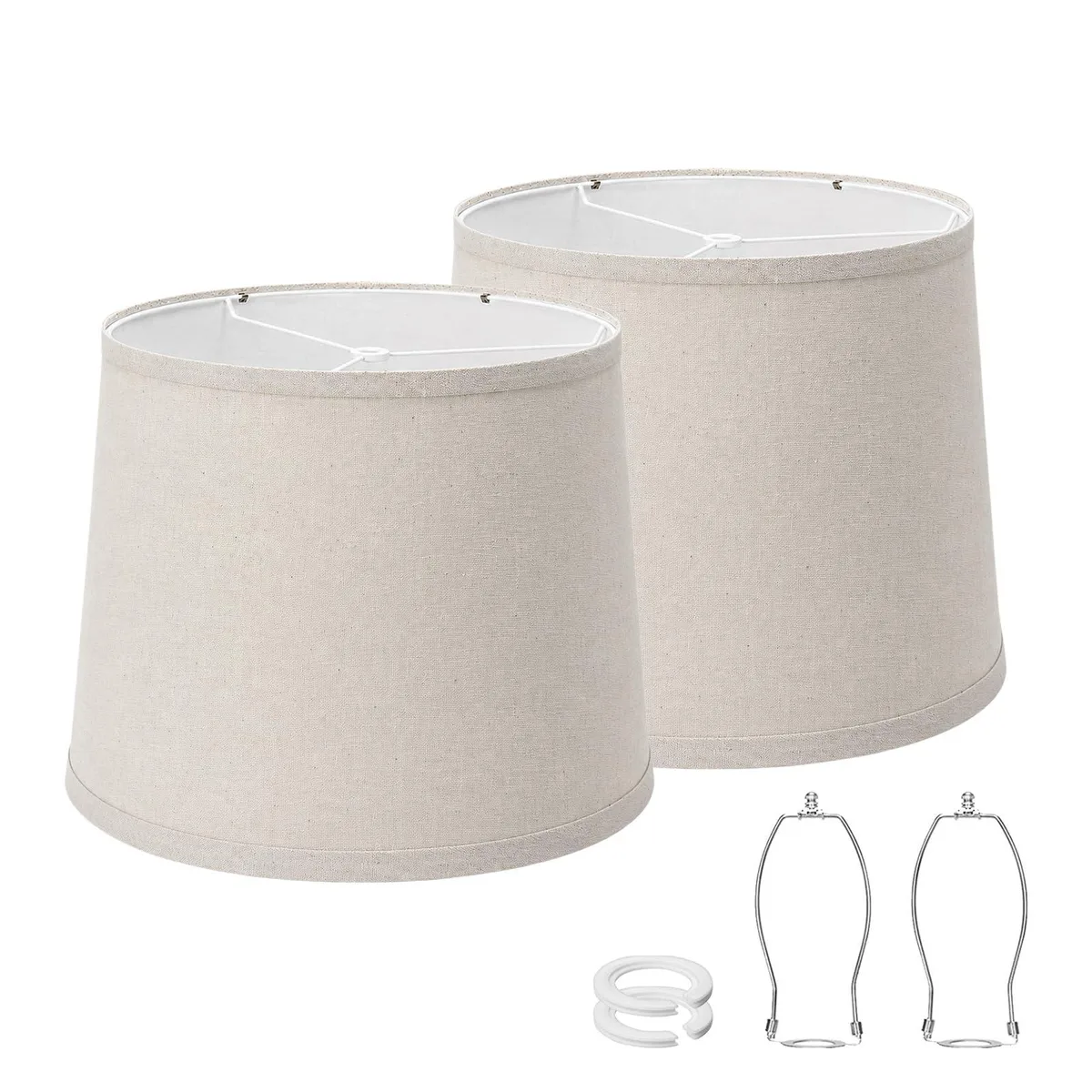  OFOWEIOUY 016C Shade Set of 2 11" x 13" x 10" Beige — product photo
