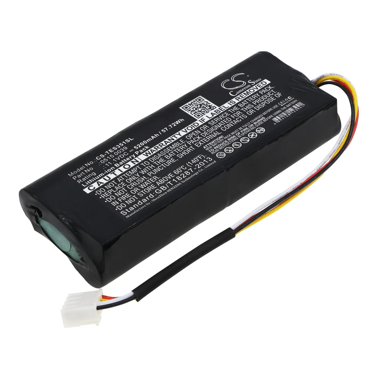 Centenex Electronics Centenex Electronics DS-CS-TES351SL GPS Battery 5.2 Ah Black — product photo