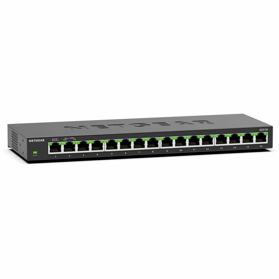 Netgear Inc. Netgear Inc. GS316-300NAS Business 16-port Gigabit network switch — product photo