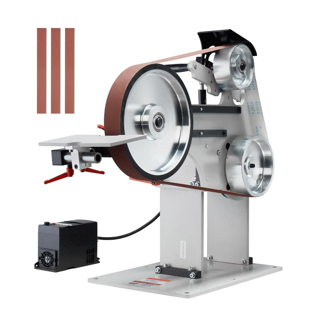 VEVOR VEVOR JLD10-7 Belt Grinder Sander 1500W 72-82x2in — product photo